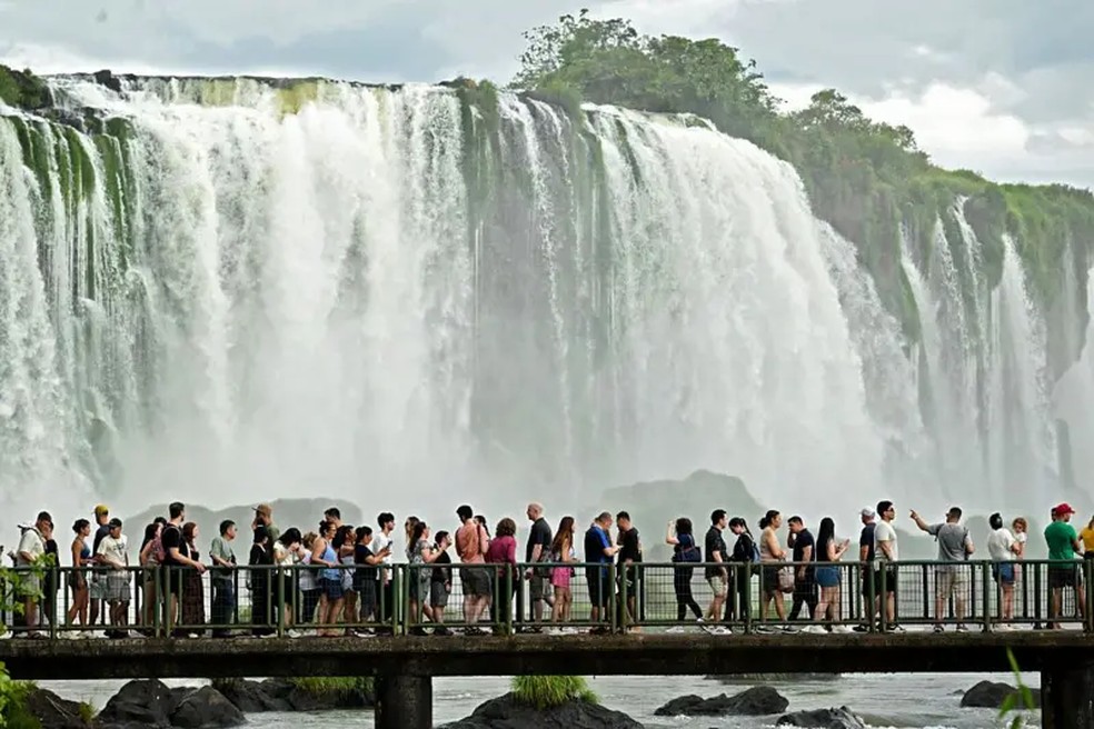 Cataratas do Iguaçu são um destino consolidado — Foto: Evaristo Sa / AFP via Getty Images