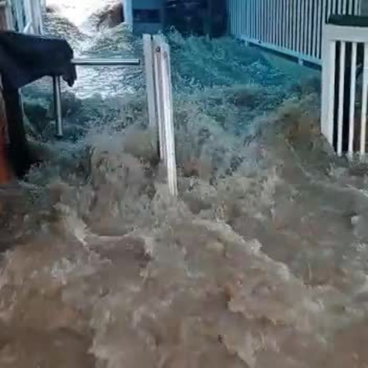 Garoando em Santo André. 