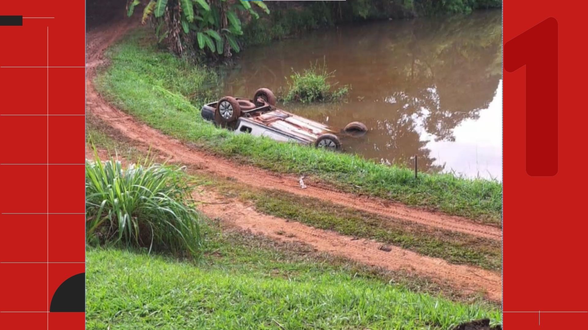 Casal morre após carro capotar em represa no ES