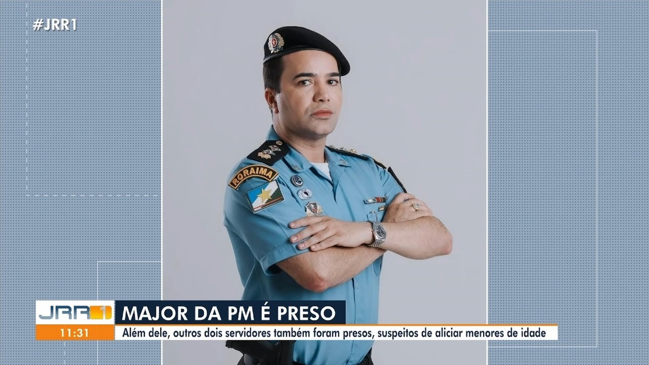 Governo abre processo sobre conduta de major da PM investigado por exploração sexual de adolescentes em Roraima