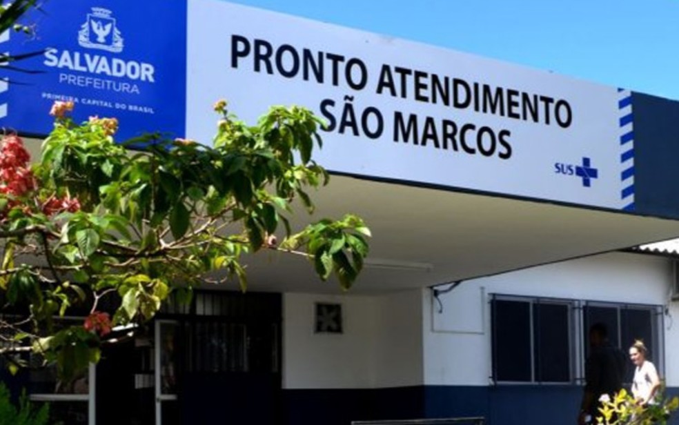 Cabeça foi encontrada na frente da UPA de São Marcos — Foto: Divulgação Prefeitura de Salvador