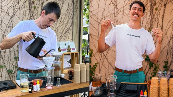 O empresário Álvaro Magri, de Rio Preto (SP), cria vídeos com uma postura investigativa, baseada em metodologia científica, para compreender o universo do café — Foto: Álvaro Magri/Arquivo pessoal