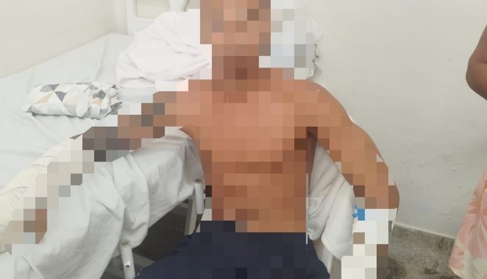 Homem é preso suspeito de tentar agredir a ex-companheira e assltar uma residência, em São Luís — Foto: Divulgação/ PC-MA