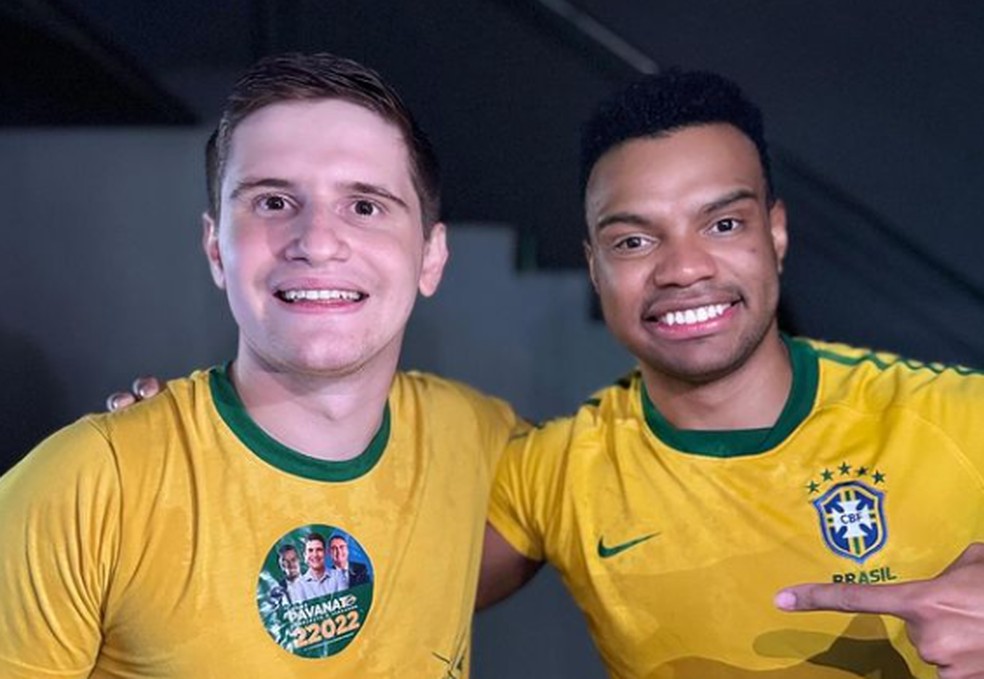 Lucas Pavanato e Fernando Holiday — Foto: Reprodução/ Instagram