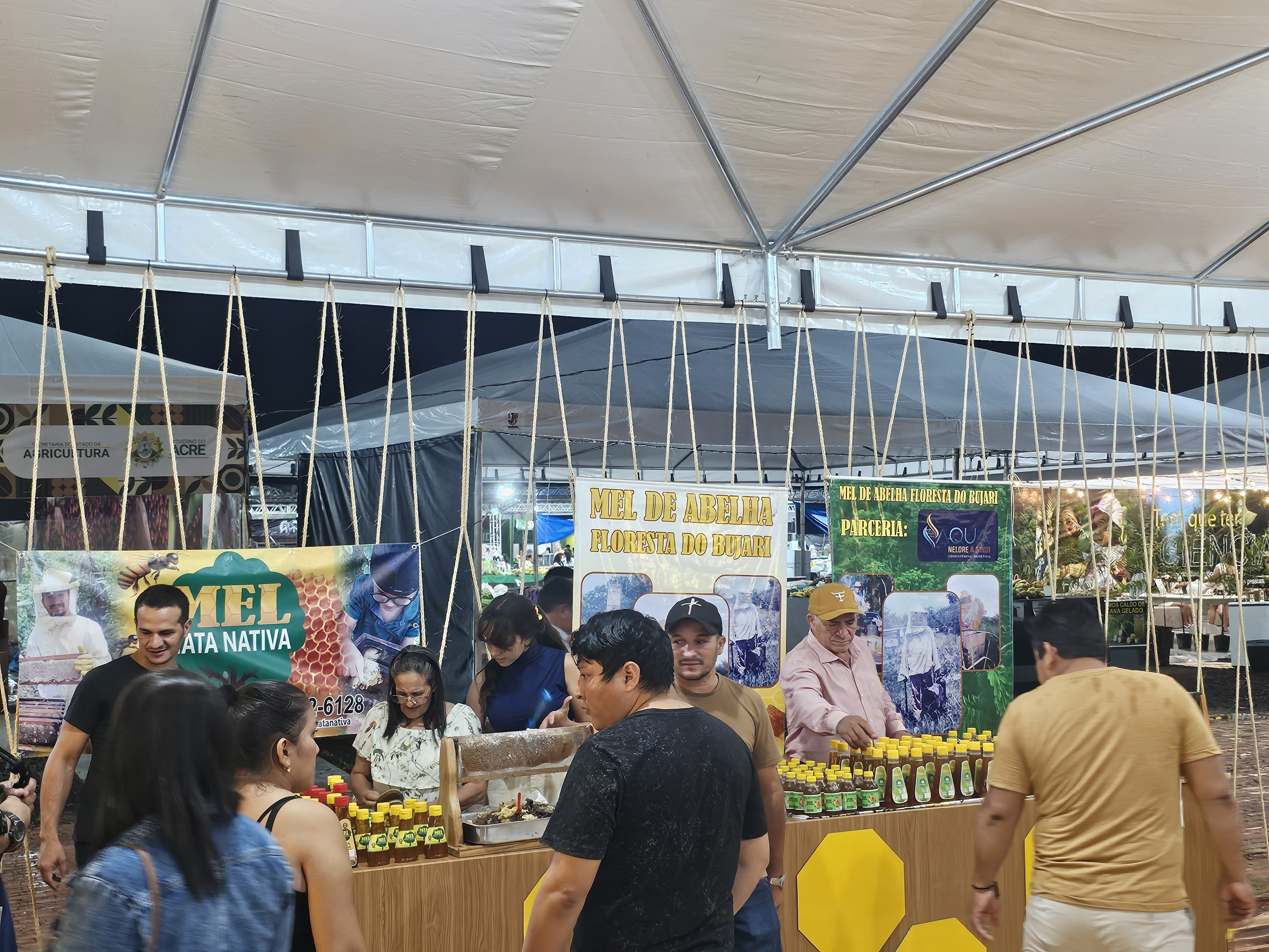 Na Expoacre 2025, produtores de mel mostram como aliar comércio e preservação ambiental: ‘melhoria de vida’
