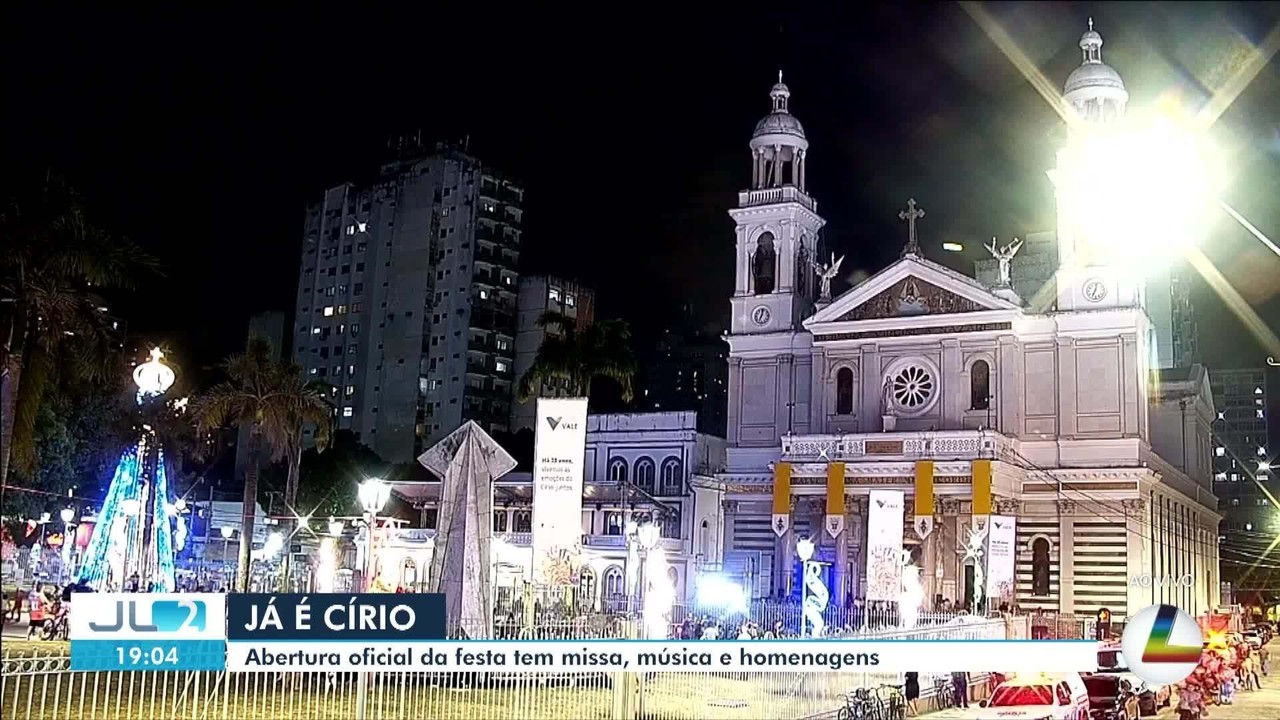 Círio de Nazaré 2025 é oficialmente aberto com iluminação da Basílica e show musical