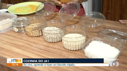 Veja os ingredientes utilizados na receita de biscoito caseiro e rápido