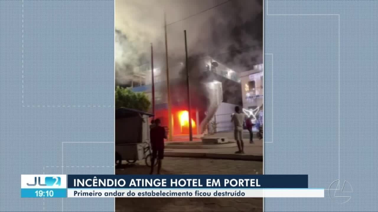 Incêndio atinge hotel em Portel, na ilha do Marajó