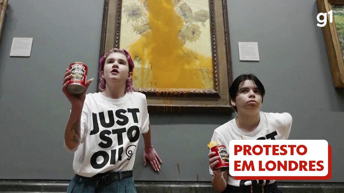 Ativistas do Just Stop Oil atacam com martelo quadro da National Gallery