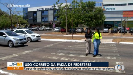 Saiba o que a legislação de trânsito diz sobre a faixa de pedestre
