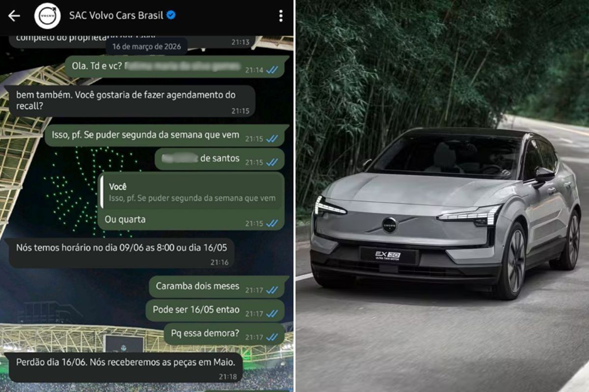 Justiça condena Volvo a indenizar aposentada após demora em recall de carro elétrico 