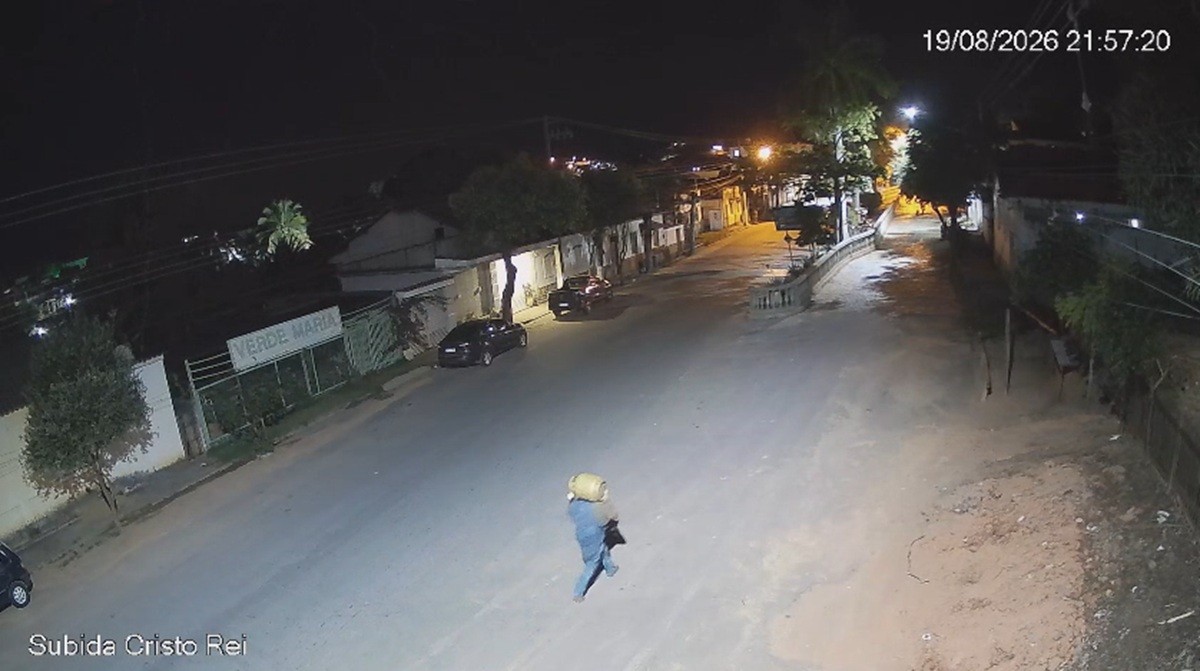 Videomonitoramento ajuda a recuperar botijão furtado em Porciúncula