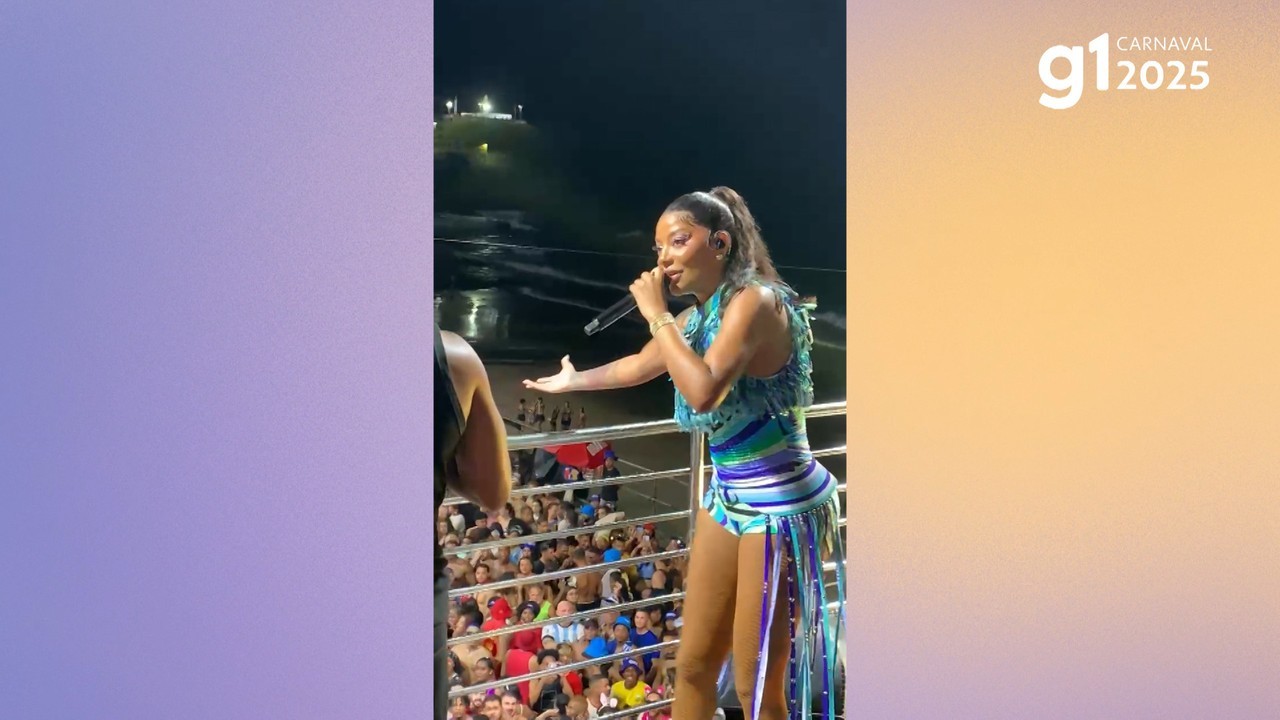 Ludmilla interrompe desfile e dá bronca em foliões após briga no Carnaval de Salvador: 'É sempre um macho'