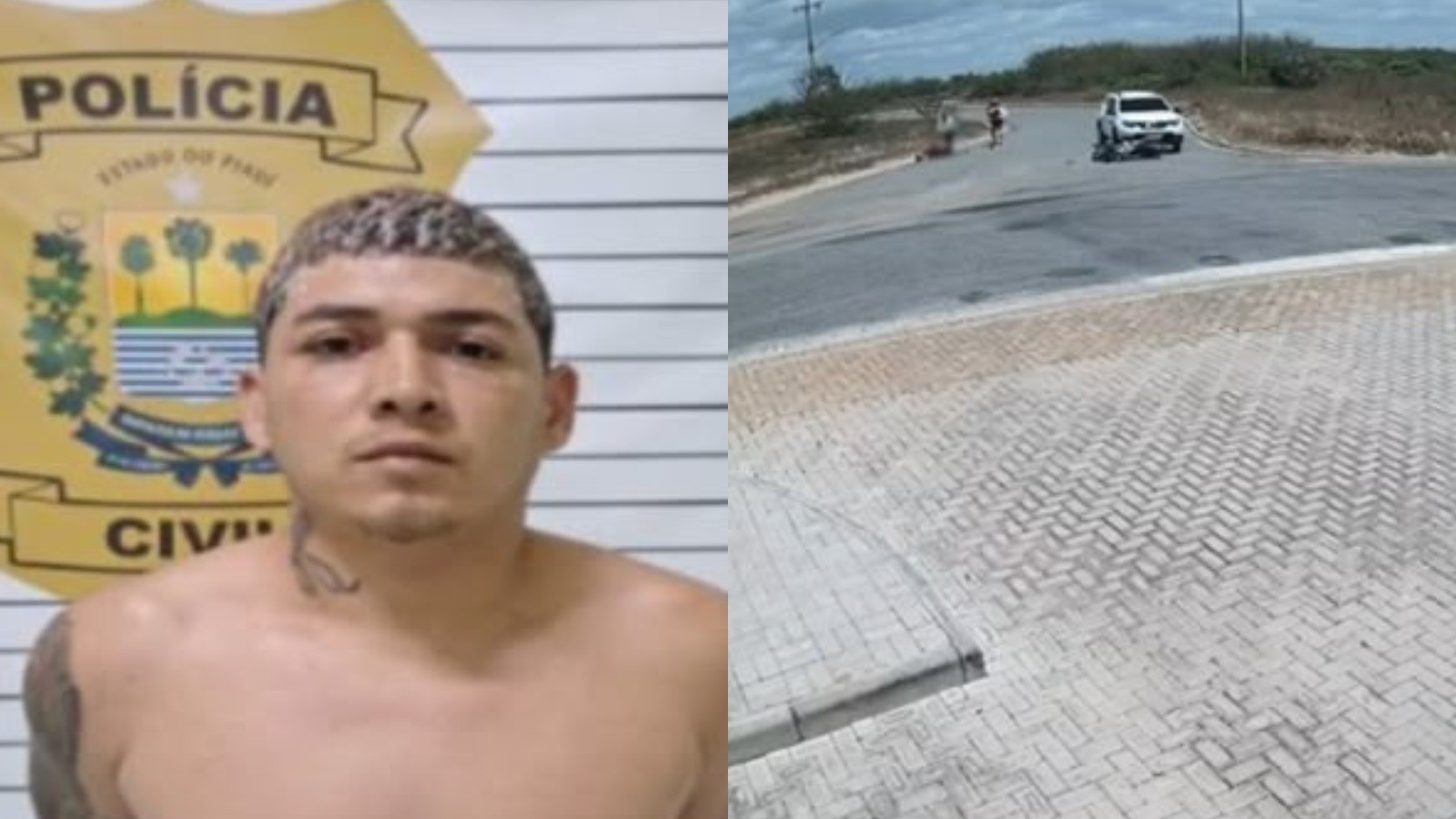 Polícia divulga foto de suspeito de matar policial militar em Parnaíba; vídeo mostra crime