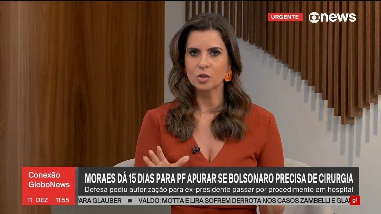 Após Moraes determinar perícia, defesa de Bolsonaro pede novo ultrassom para comprovar hérnia e necessidade de cirurgia
