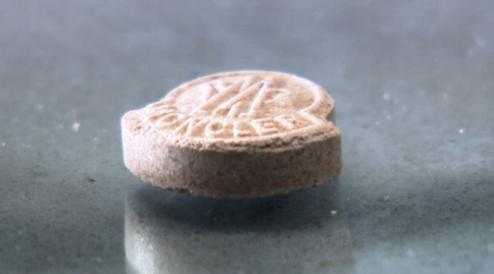 Imagem de dose de  MDMA confiscada em Viracopos — Foto: Reprodução/EPTV