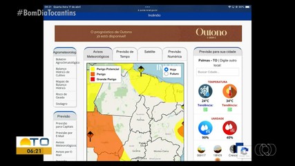 Calor volta a predominar na previsão do tempo para o estado