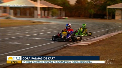 Primeira etapa da Copa Palmas de Kart é realizada neste sábado (10)