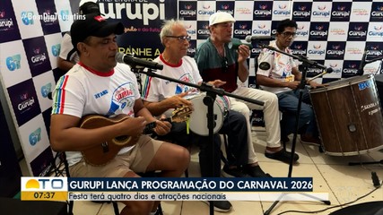 Gurupi entra no clima de folia com a divulgação da programação do Carnaval 2026