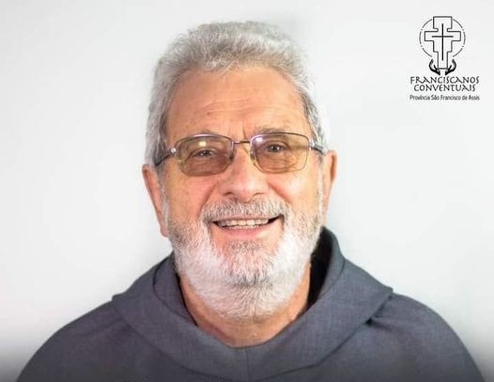 Frei Nilso Antônio Cignachi morreu em acidente em frente ao local onde celebraria missa no PR — Foto: Arquidiocese Cascavel