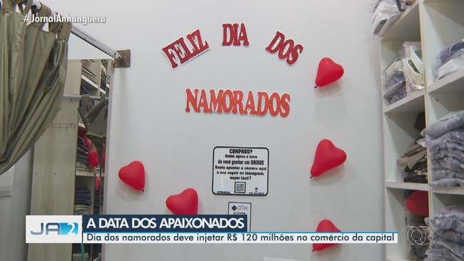 Dia dos namorados deve movimentar R$ 120 milhes no comrcio, em Goinia
