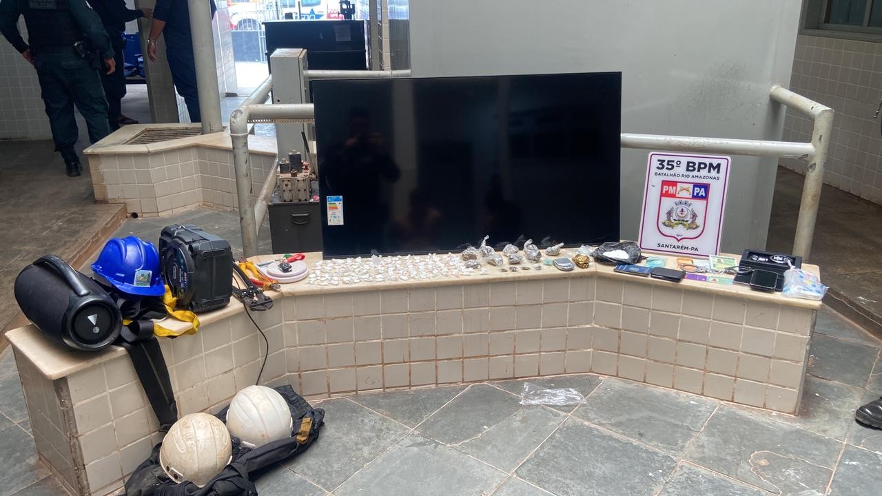 Após denúncia de furto de cabos de telefonia, Polícia Militar prende 3 por furto, receptação e tráfico