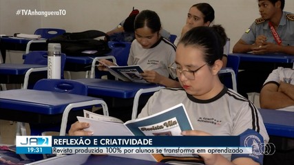 Alunos de escola produzem todas as etapas de uma revista; entenda