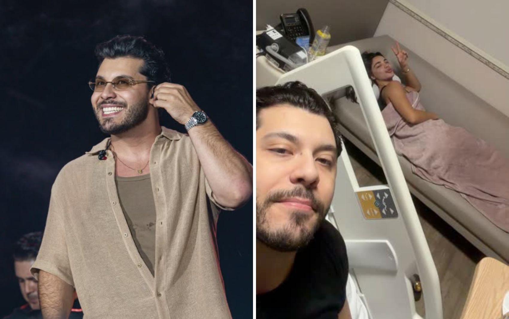 Murilo Huff é internado em Goiânia e cancela show