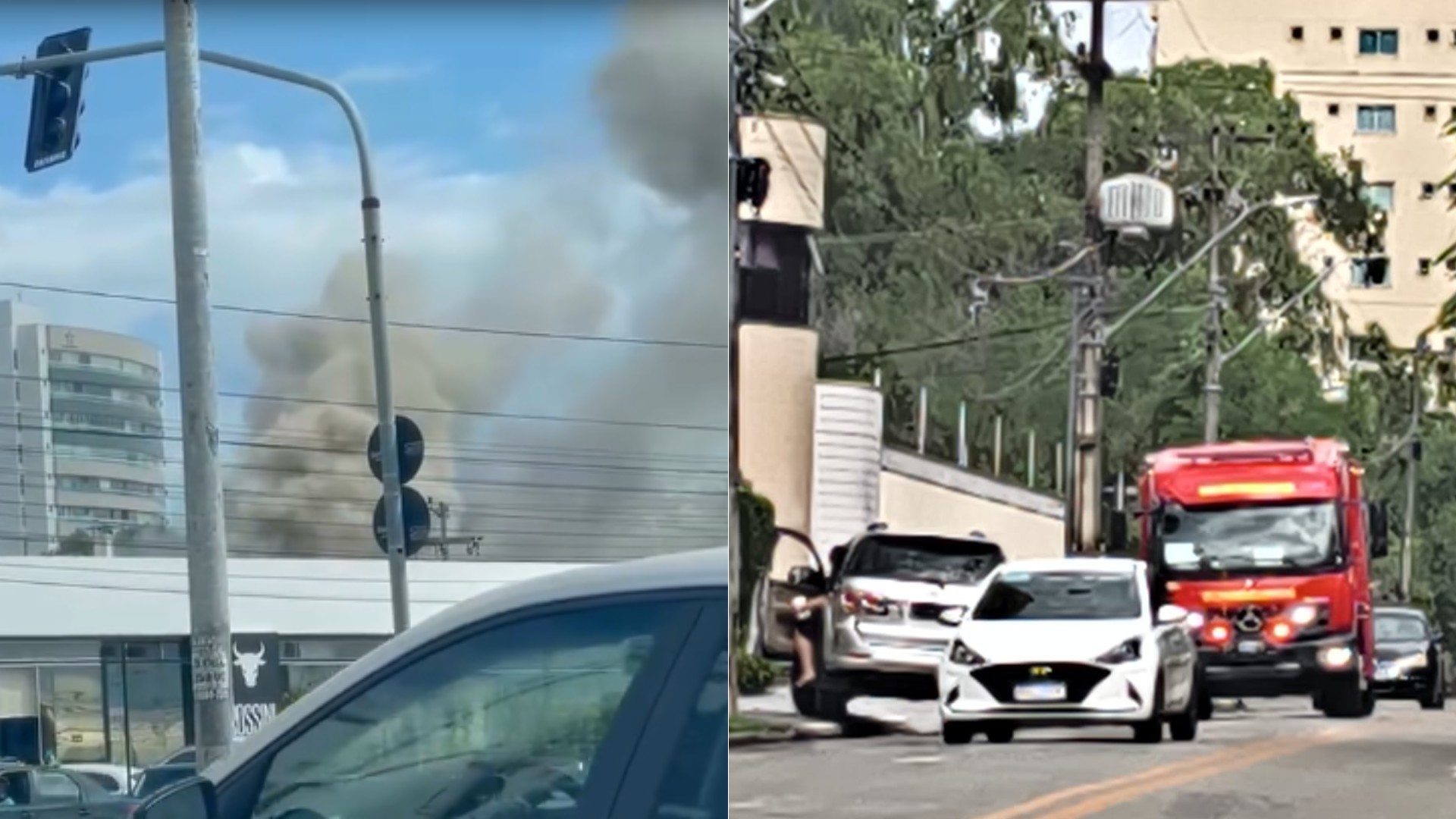 Superaquecimento em chaminé provoca princípio de incêndio em churrascaria no Calhau, em São Luís