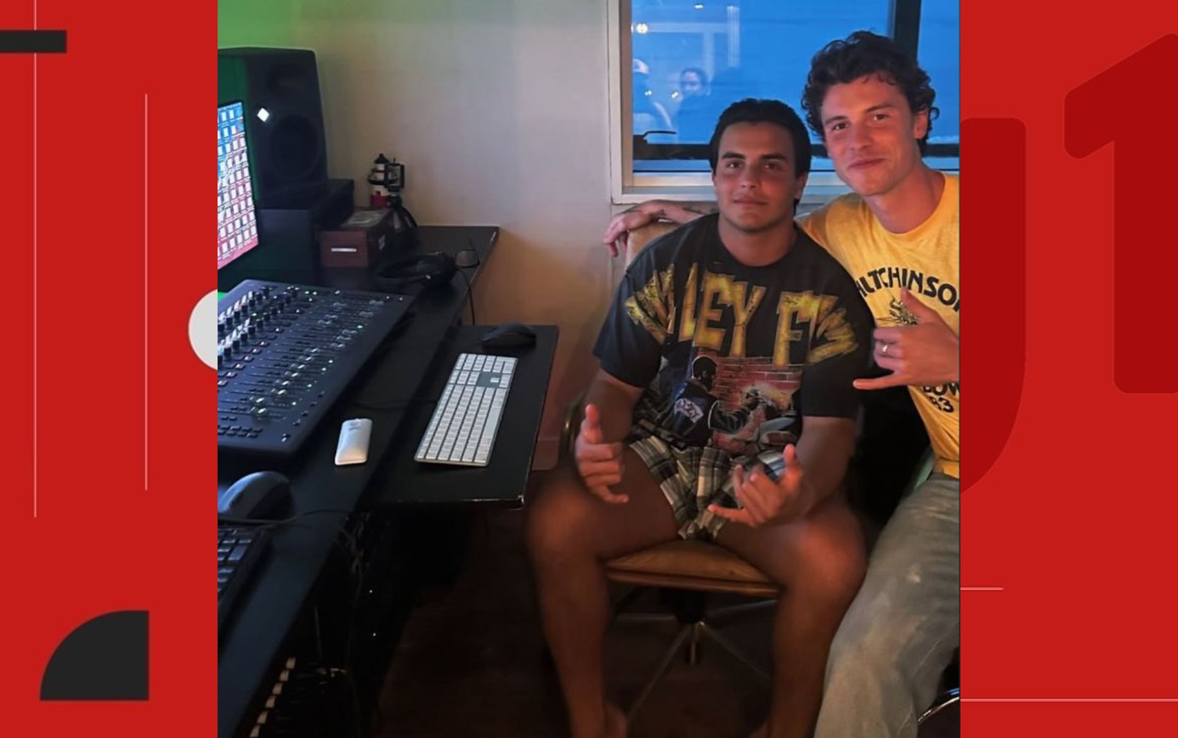 Filho de Ivete Sangalo posta foto com Shawn Mendes