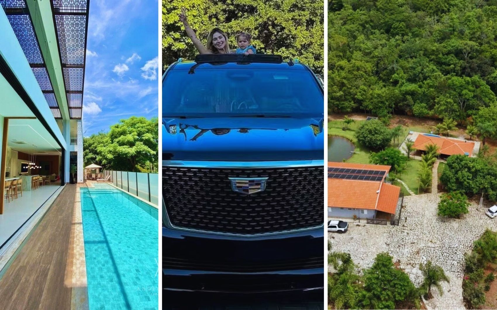 Casa de luxo, carro da Virgínia e chácara com represa: veja o que dá para comprar com prêmio de R$ 10 milhões da Mega-Sena ganhado por apostadores de Goiás