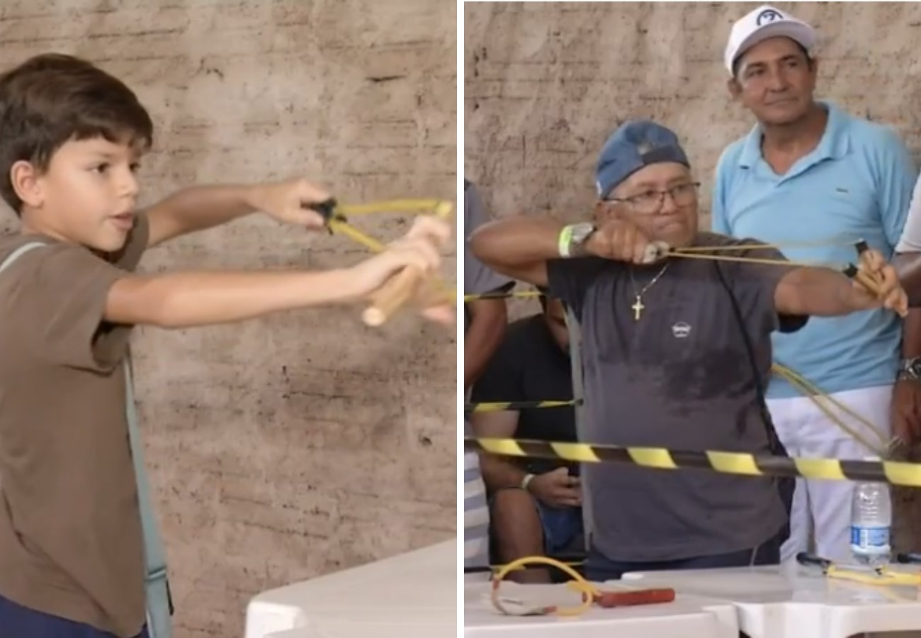 Baladeira, estilingue ou bodoque: entenda brincadeira de criança que virou competição no Tocantins