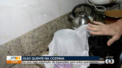 Bombeiro explica o que fazer em caso de incêndio envolvendo óleo na cozinha