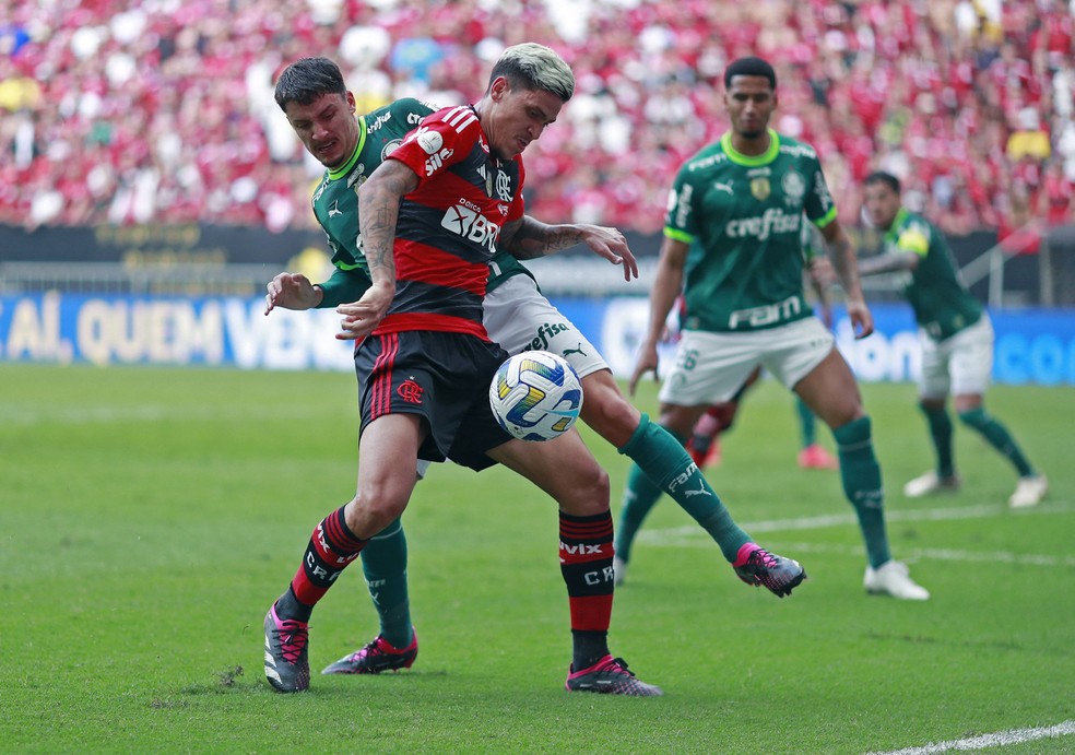 Palmeiras e Flamengo na Supercopa do Brasil — Foto: Reuters