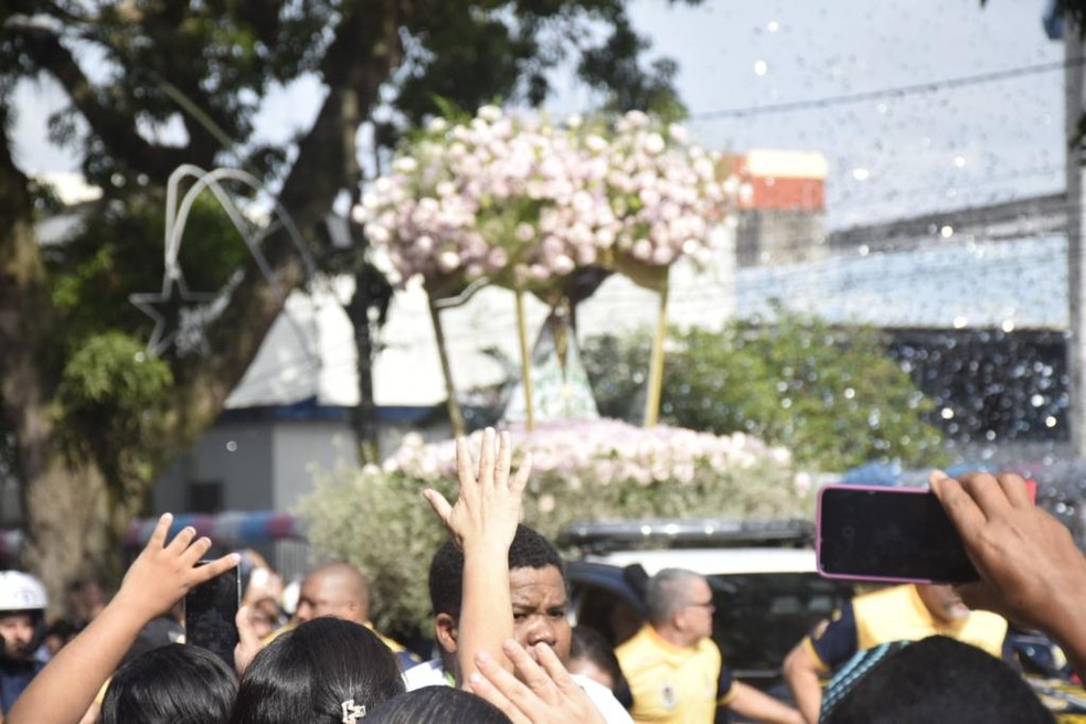 Círio de Nazaré 2023: Imagem peregrina percorre Grande Belém no Traslado — Foto: Manoel Campos