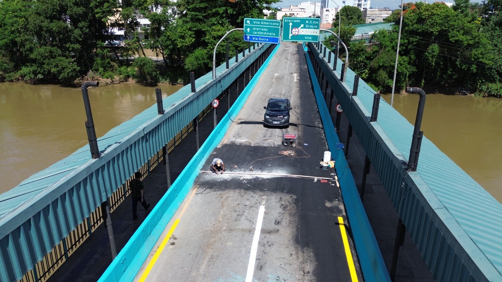 Ponte Pequetito Amorim será reaberta nesta terça-feira, em Volta Redonda
