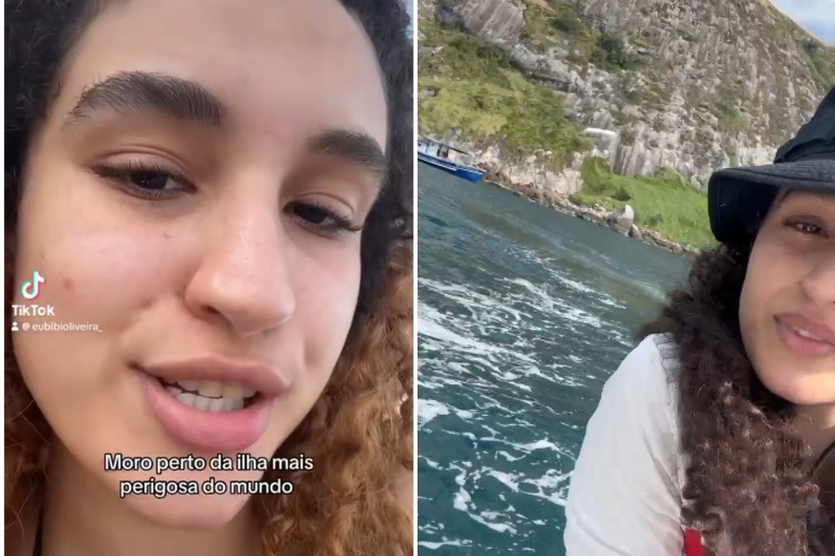 Jovem 'vizinha' da Ilha das Cobras viraliza ao mostrar vida perto da jararaca-ilhoa; VÍDEO