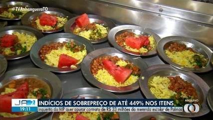 Inquerito do MP quer apurar contrato de R$ 33 milhões da merenda escolar de Palmas