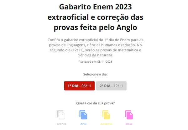 Gabarito extraoficial e analise da questao 2 de espanhol do enem 2023