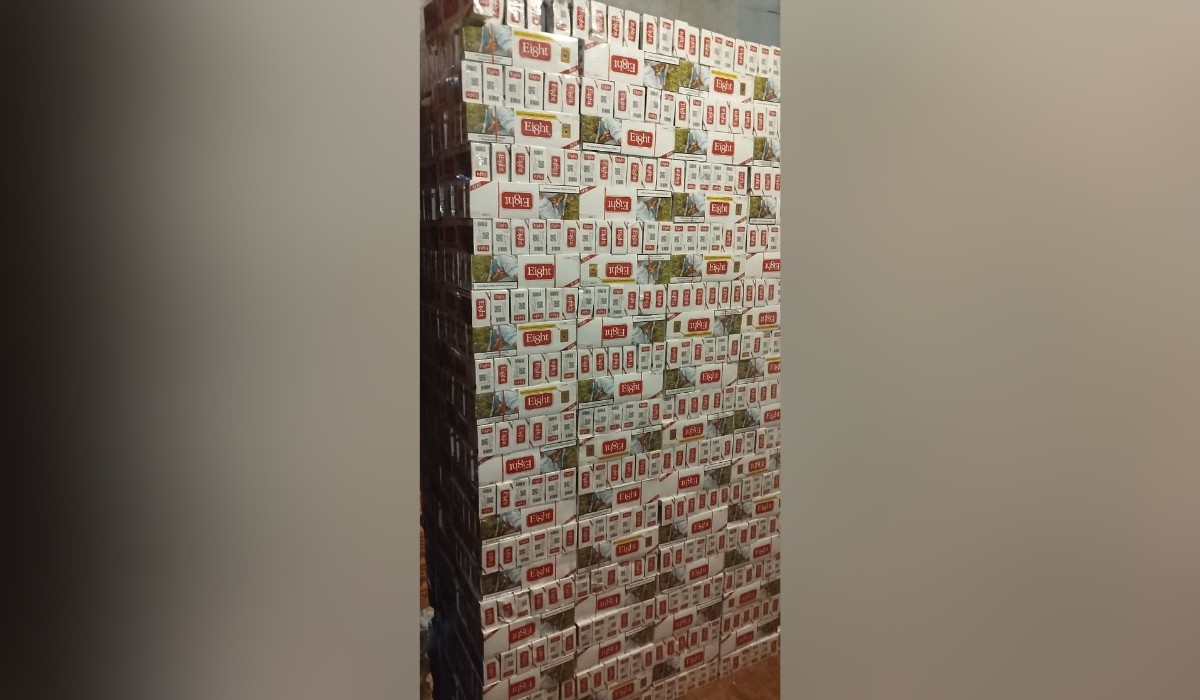 Polícia encontra depósito com 15 mil pacotes de cigarros contrabandeados avaliados em R$ 750 mil no interior de SP