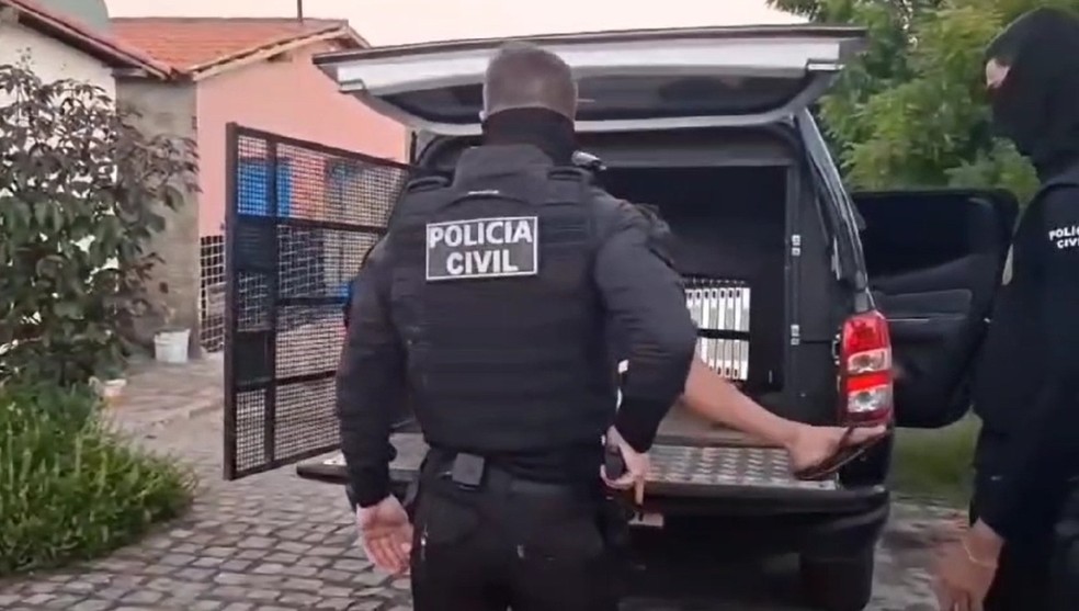 Operação deflagrada em Jucurutu, no RN — Foto: Reprodução/Polícia Civil