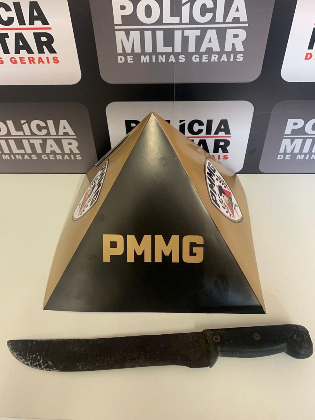 Homem é baleado ao avançar para cima de policial com facão em Manhumirim 