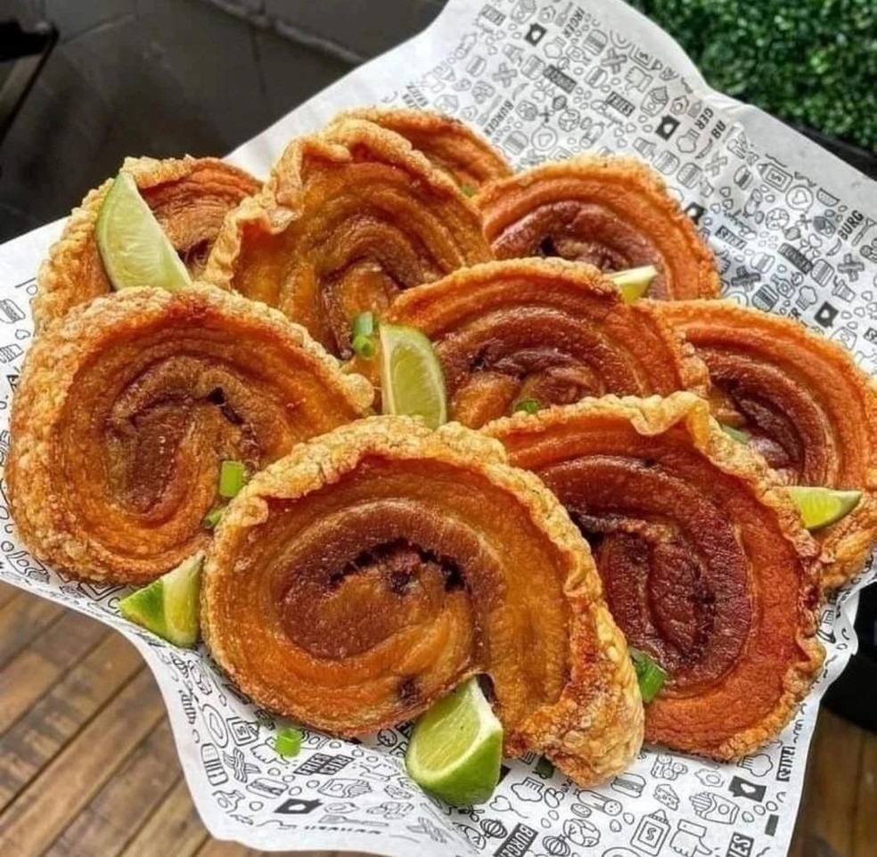 Torresmo feito no TorresmoFest — Foto: Torresmofest/Divulgação