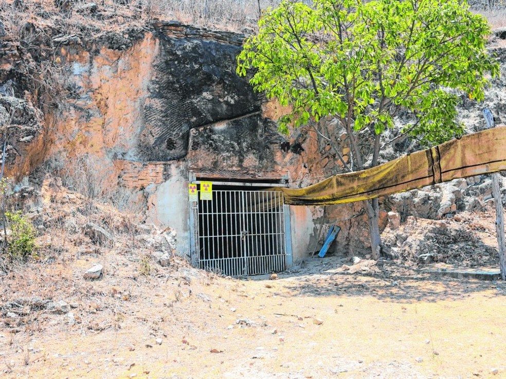 Mina em Santa Quitéria, no Ceará, pode ser usada para extração de urânio e fosfato caso empreendimento seja aprovado — Foto: Arquivo SVM