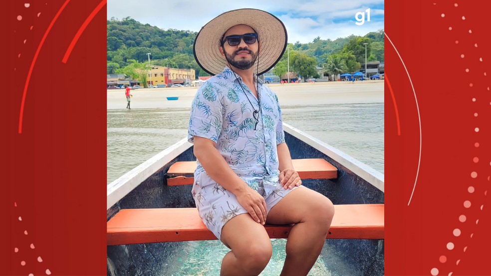 Júlio Cesar Moreira estava de férias, viajando pelo nordeste brasileiro — Foto: Reprodução/Redes Sociais