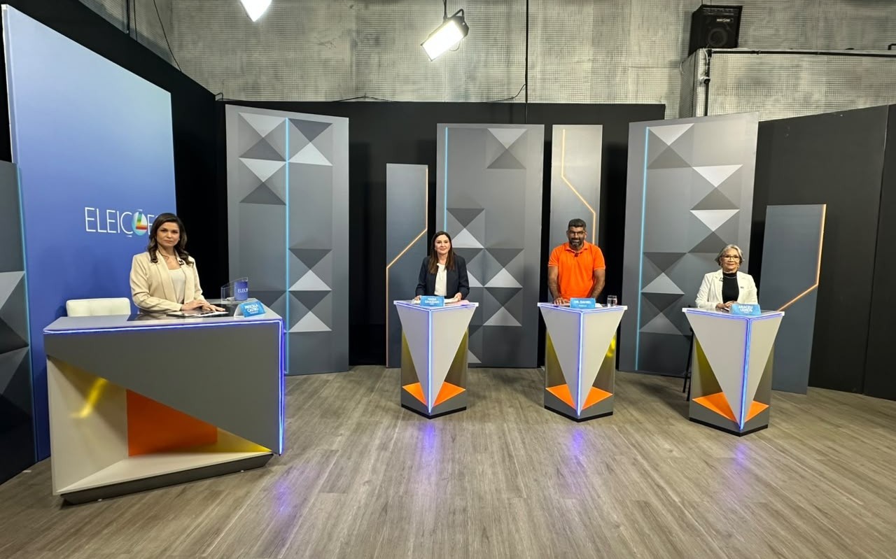 Debate da TV Liberal: candidatos ao governo do PA trocam acusações e discutem sobre concessão de água e saúde 