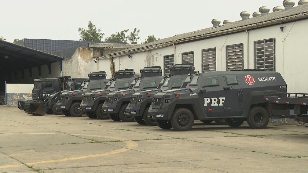 O MPF acredita que as negociações entre a PRF e a Combat Armor podem ter passado dos R$ 100 milhões — Foto: Jornal Nacional/ Reprodução