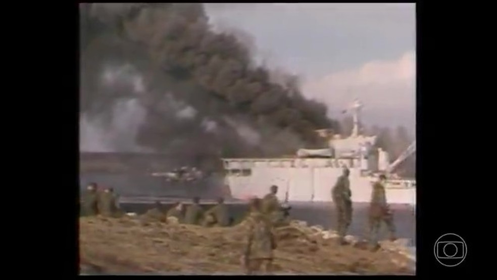 Rivalidade entre Inglaterra e Argentina extrapola futebol: entenda a guerra das Malvinas — Foto: Reprodução/TV Globo
