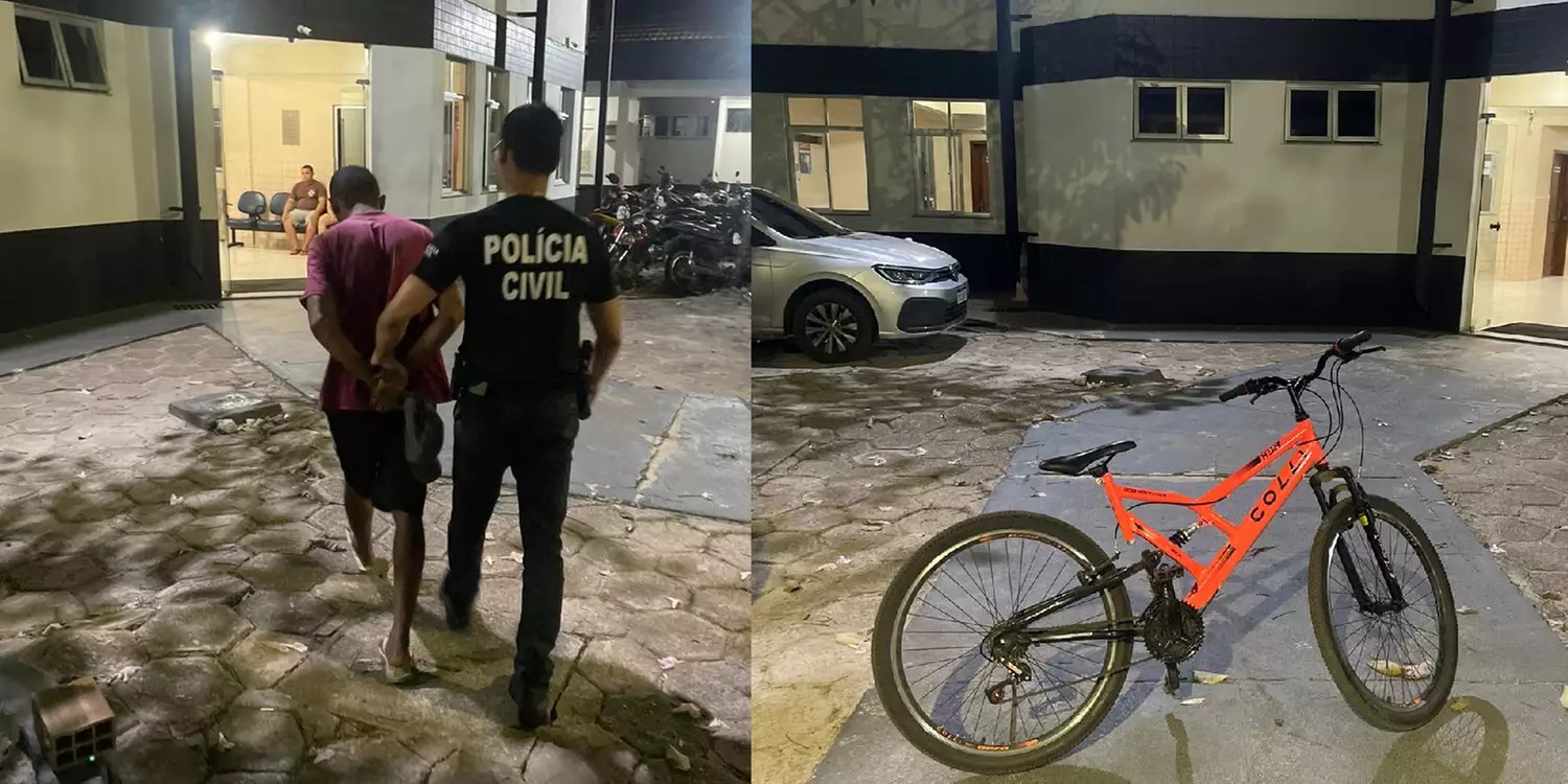 Homem é preso por furtar bicicleta avaliada em R$ 1 mil e vender por R$ 50 no nordeste do Pará