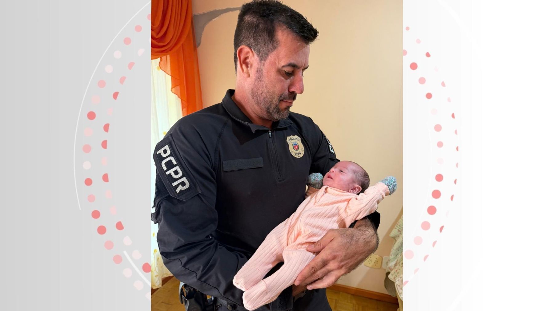 Bebê prematura é salva por policial de folga após engasgar em Dois Vizinhos
